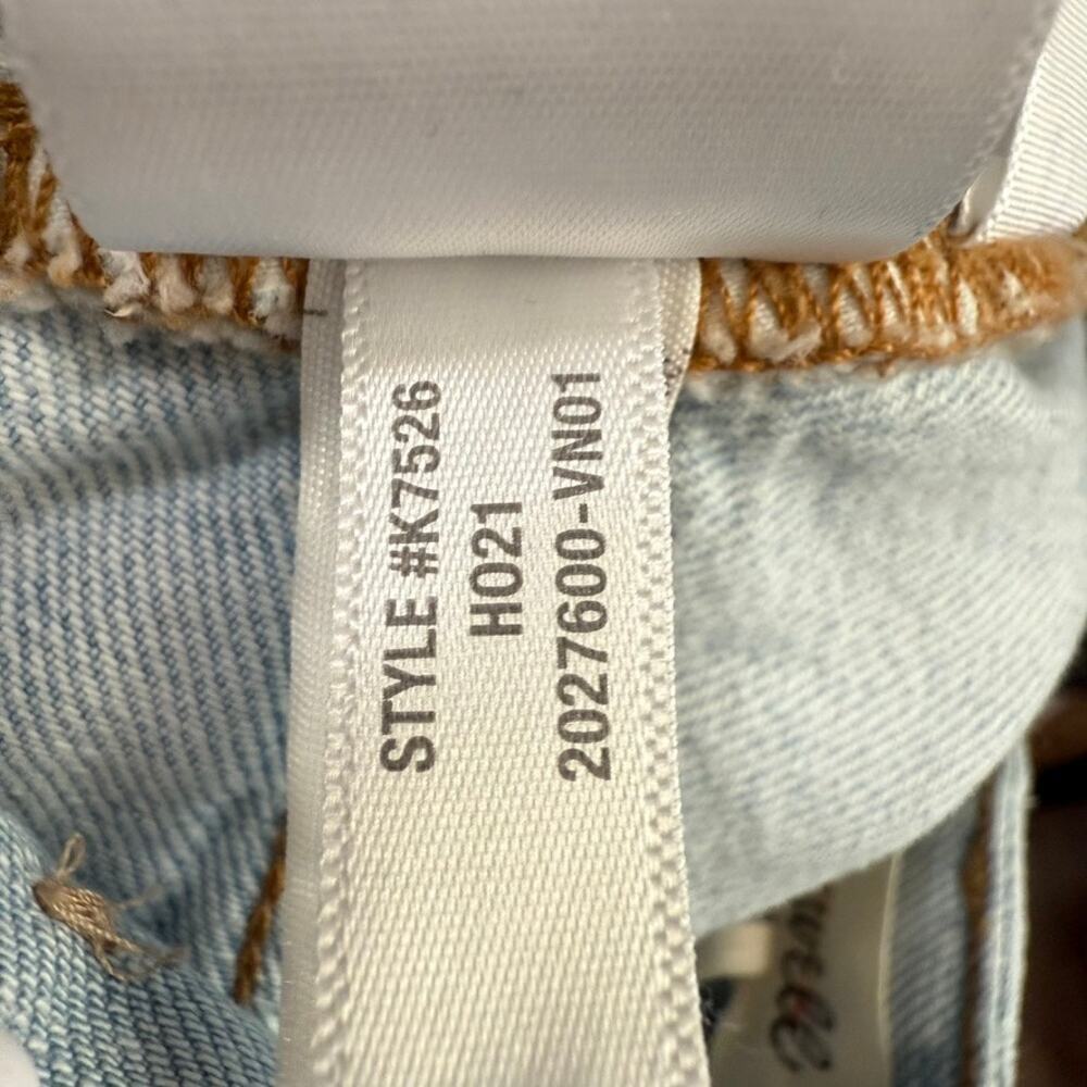 Madewell The Curvy Perfect Vintage Jean High Rise Light Blue Women 24 Denim - Picture 6 of 10